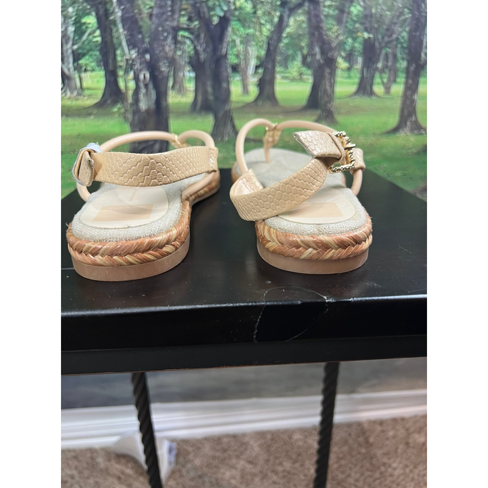 Dolce Vita MERYL SANDALS FRENCH VANILLA LEATHER, 9.5 - Picture 6 of 8